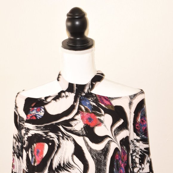 Free People XS Open Shoulder Blouse Tunic Dress - Picture 4 of 10